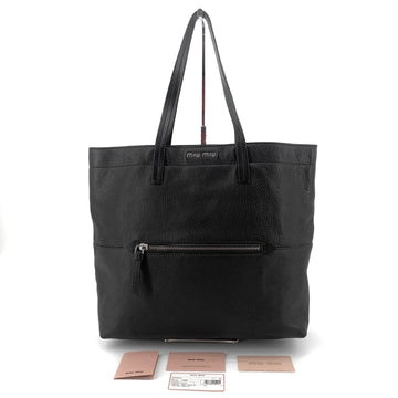 MIU MIU ビテロ シルバー ショッパーバッグ ショルダーバッグ RR1934 159660988 [P]