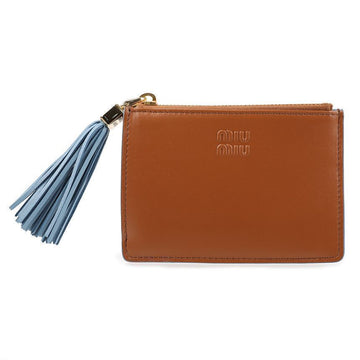 MIU MIU レザー名刺入れ 148993158 [P]