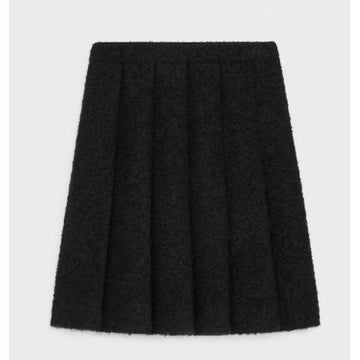 CELINE Faltenrock aus Boucle-Strick RJ02V333J 38NO 151055575 [P]