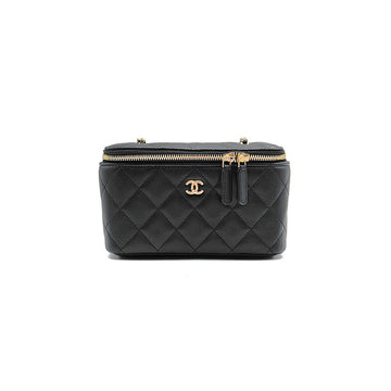 CHANEL Rindsleder Vanity Chain Crossbody Bag L474144 159661290 [P]