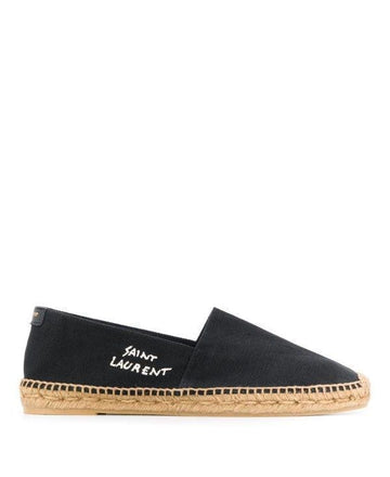 SAINT LAURENT Stickerei-Logo Espadrilles 605951 1P210 1000 151102739 [P]