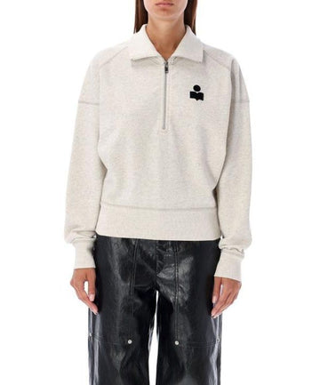 ISABEL MARANT Hälfte Reißverschluss Sweatshirt SW0093FA A1M07E 23EC 151060049 [P]
