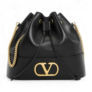 VALENTINO シグネチャー ヴィ メタル チェーン バケットバッグ 159662680 [P]