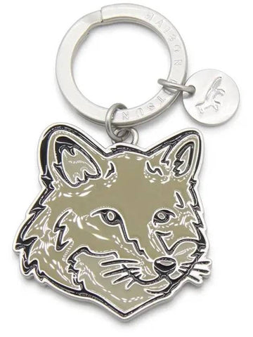 Maison Kitsune Bold Fox Head Keyring Metal MM06904AM1002 P357 151061533 [P]
