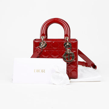 DIOR Kleine Lackierte Tote Bag Rot 159274226 [P]