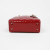 Dior Lady Small Patent Cannage Tote Bag Red 159274226 [P]