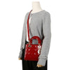 Dior Lady Small Patent Cannage Tote Bag Red 159274226 [P]