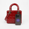 Dior Lady Small Patent Cannage Tote Bag Red 159274226 [P]