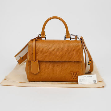 LOUIS VUITTON Cluny Mini Épi Leder Tragetasche Goldmiel 159347964 [P]