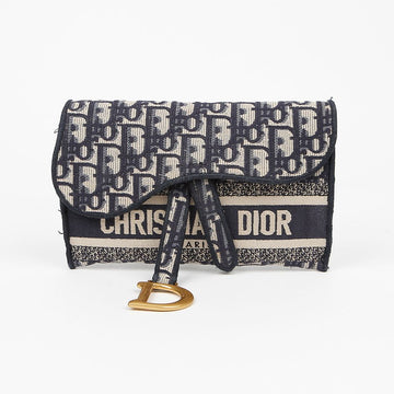 DIOR Jacquard Slim Saddle Pouch 159348050 [P]