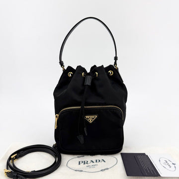 PRADA リナイロン ポコノ バケットバッグ 1BH038 159663280 [P]