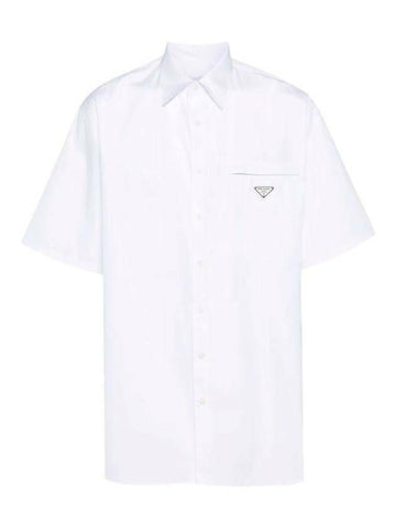 PRADA Popeline Kurzarmhemd UCS503 1XV2 F0009 133039188 [P]