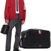 Thom Browne Soft Pebble Grain Wash Bag 159664722 [P]