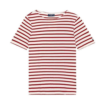 SAINT JAMES 9863 ECRU PERSAN ユニセックス 半袖Tシャツ 151109227 [P]