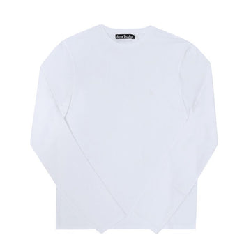 ACNE STUDIOS OPTIC WHITE Unisex Langarm-T-Shirt 151109448 [P]