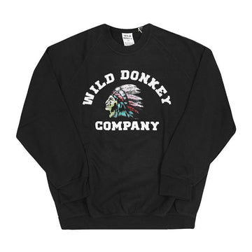 WILD DONKEY CHIEF BLACK Unisex Sweatshirt 151112532 [P]
