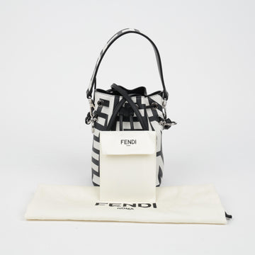 FENDI Montrezzo Mini Bucket Tote Shoulder Bag 158539552 [P]