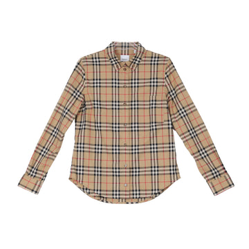 BURBERRY Damen Vintage Karree Stretch Baumwollhemd 159411113 [P]