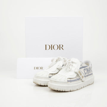 Dior Women's Sneakers White French Blue Technical Fabric 159123195 [P]