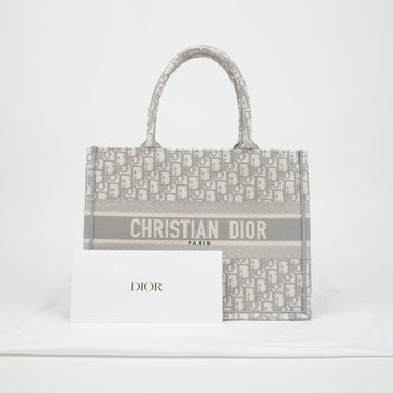 DIOR Oblique Medium Book Tote Grey 159350244 [P]