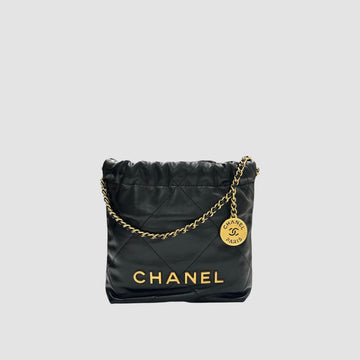 CHANEL 22 Mini Schwarz AS3980 159667920 [P]
