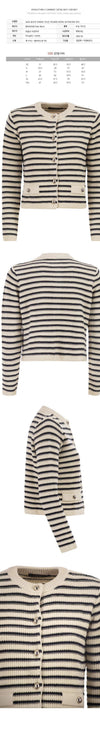 MAXMARA 26SS WKDVODKA カーディガン アイボリー/ネイビー 2615341041 012 152303704 [P]