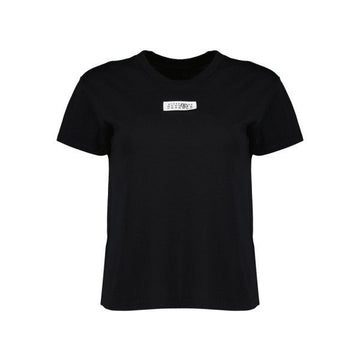 MAISON MARGIELA 26SS Logo-Patch T-Shirt Schwarz S52GC0327 M20170 900 159675838 [P]