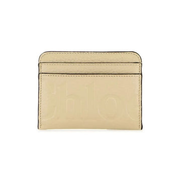 CHLOE Kartenetui mit Logo-Prägung Sweet Beige 26SS CHC24WP454O21 24Q 159676125 [P]