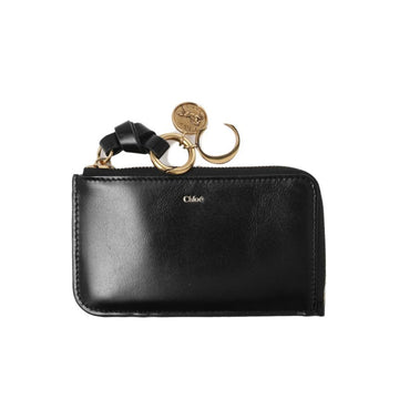 CHLOE Kleine Münz-Kartenbörse mit Alphabet-Logo Schwarz 001 159676151 [P]