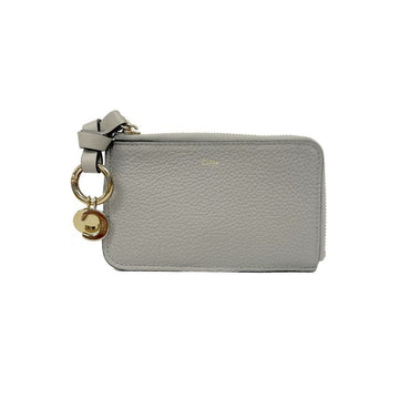 CHLOE 26SS Alphabet Münz Kartenetui Cashmere Grau CHC22AP761F57 053 159676176 [P]
