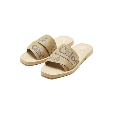 CHLOE Woody Logo Sandalen Beige 159676185 [P]