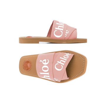 CHLOE ウッディロゴストラップサンダルインディピンク 6H6 159676198 [P]