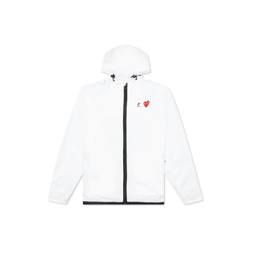 COMME DES GARCONS Windjacke mit Wappen in Rot Weiß 159677330 [P]