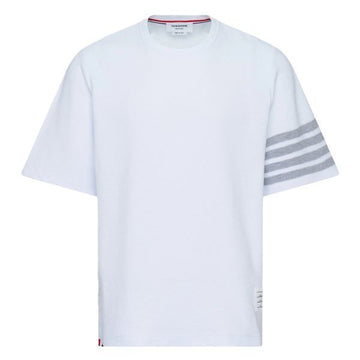 THOM BROWNE Texturiertes Piqué 4-Bar T-Shirt 156853744 [P]