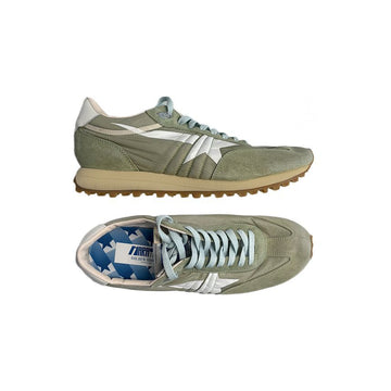 GOLDEN GOOSE 26FW Lauf-Marathon M77 Sneaker Salbeigrün Weiß GMF00683 F008446 35989 159677773 [P]