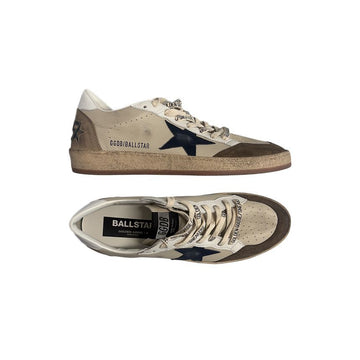 GOLDEN GOOSE Ball Star Vintage Sneakers Creme Weiß Hellgrau F008722 83406 159677775 [P]
