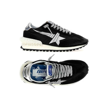 Golden Goose Women's Running Marathon M2000 Sneakers Black Silver GWF00684 F005675 90179 159677783 [P]
