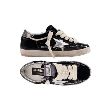 Golden Goose Superstar Folded Lining Sneakers Dark Gray Silver GWF01002 F008143 81501 159677807 [P]