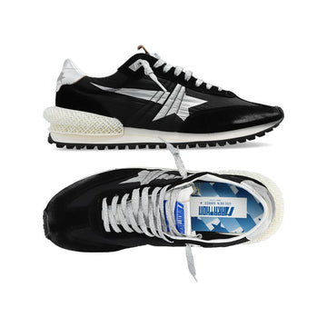 Golden Goose Running Marathon M2000 Sneakers Black Silver 159677815 [P]