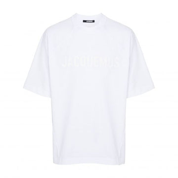 JACQUEMUS T-SHIRT TYPO SCHWARZ 158070580 [P]