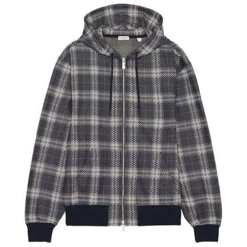 Burberry Check Cotton Blend Zipper Hoodie 149690381 [P]