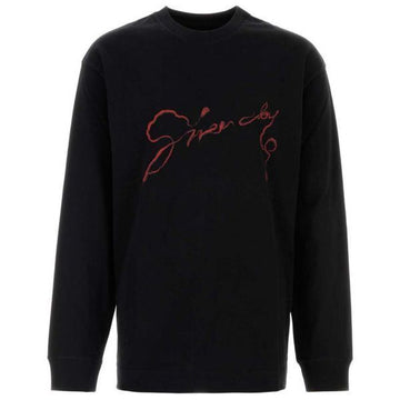 Givenchy Logo Print Long Sleeve T-Shirt 136532017 [P]