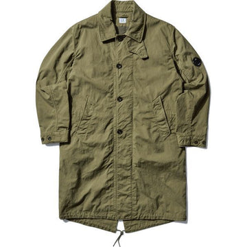 CP COMPANY Twill Fishtail gepolsterter Mantel 148821999 [P]