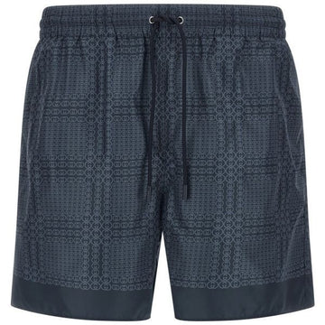 GUCCI 26SS bedruckte technische Popeline Badehose 156559262 [P]