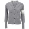 THOM BROWNE Wool 4-Bar Milano Stitch V-Neck Cardigan 159692246 [P]