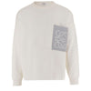 Loewe Annagram Pocket Sweater In Cotton Blend 159692250 [P]