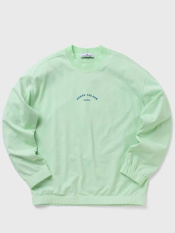 STONE ISLAND コットンナイロン テリー フリース クルーネック スウェットシャツ 7815652X2 V0052 133074951 [P]