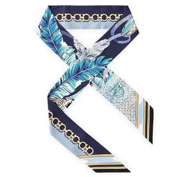 Salvatore Ferragamo Fellini Print Silk Scarf for Women 159691409 [P]