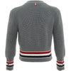 Thom Browne 26 Half Cardigan Stitch Cotton RWB 159692944 [P]