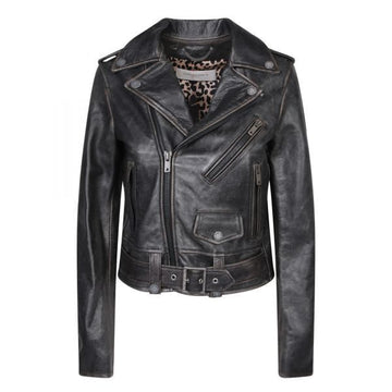 GOLDEN GOOSE レザー バイカー ジャケット 159693390 [P]
